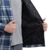 Backpacker Quilted Flannel Shirt Jacket (For Men)