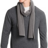 Portolano Rib-Knit Cashmere Scarf (For Men)