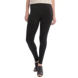 Joan Vass Full-Length Leggings - Cotton Blend, Slim Fit (For Women)