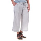 Marrakech Tanna Goucho Capris - Linen (For Women)