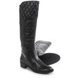 Adrienne Vittadini Keith Quilted Knee High Boots - Leather (For Women)