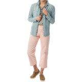 Stretch Twill Capris - Mid Rise (For Women)
