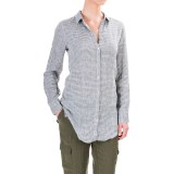 Artisan NY Yarn Dyed Linen Striped Shirt - Long Sleeve (For Women)