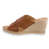 Eric Michael Valencia Wedge Sandals - Leather, Wedge Heel (For Women)