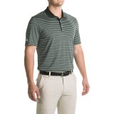 adidas golf Three-Color Stripe Polo Shirt - Short Sleeve (For Men)