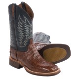 Lucchese Caiman Belly Tail Cowboy Boots - W-Toe (For Men)