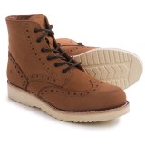 Frye Arkansas Wedge Lace Wingtip Boots - Nubuck, Vibram® Outsole (For Men)