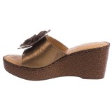 Born Jankel Wedge Sandals - Leather (For Women)