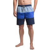Boston Traders Color-Block Volley Swim Trunks - UPF 50+ (For Men)