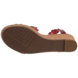 Nicole Perrie Braided Strap Wedge Sandals (For Women)