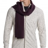 Portolano Intarsia Jacquard Scarf (For Men)