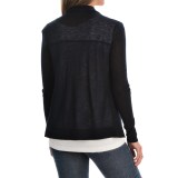 Magaschoni Superfine Cashmere Draped Cardigan Sweater (For Women)