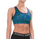 Reebok Opticaline Printed Racerback Sports Bra - Low Impact (For Women)