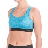 PONY Racerback Sports Bra - Removable Cups, Low Impact (For Women)