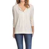 Lilla P Pima-Modal Blend Tie Front Shirt - Long Sleeve (For Women)