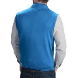Forte Cashmere Mock Zip Neck Sweater Vest - Cashmere (For Men)