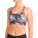 Kyodan Strappy Crop Sports Bra - Medium Impact (For Women)