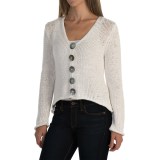 Pure Handknit West High-Low Cardigan Sweater (For Women)