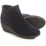 Serene Chiaral Ankle Boots - Vegan Leather, Wedge Heel (For Women)