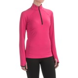 Snow Angel Veluxe Color Splash Base Layer Top - Zip Neck, Long Sleeve (For Women)