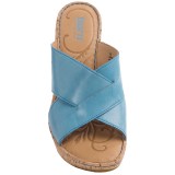 Born Adrianna Wedge Sandals - Leather (For Women)