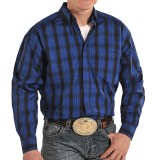 Panhandle Slim Tuf Cooper Competition Fit Plaid Western Shirt - Button Front, Long Sleeve (For Men)