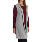 Cynthia Rowley Cashmere Cardigan Vest - Hooded (For Women)