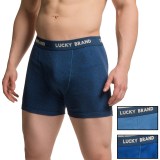Lucky Brand Supersoft Cotton Boxer Briefs - 3-Pack (For Men)