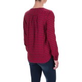 Woolrich Raku Printed Wrap Blouse - Rayon, Long Sleeve (For Women)