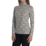 Jones & Co Pug in Hat Turtleneck - Long Sleeve (For Women)