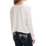 Roper French Terry Crop Top - Long Sleeve (For Women)