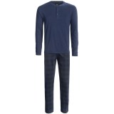 Calida Bjorn Henley Pajamas - Slim Cut, Long Sleeve (For Men)