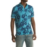Report Collection Floral Polo Shirt - Short Sleeve (For Men)