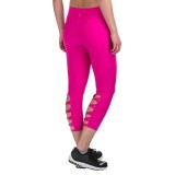 Vogo Lattice Back Capris (For Women)