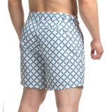 JACHS NY Geometric Printed Hampton Swim Shorts (For Men)