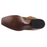 Lucchese Austin Comanche Calfskin Cowboy Boots - Oil Suede (For Men)
