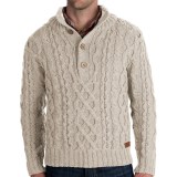 Peregrine by J.G. Glover Merino Wool Sweater - Chunky Cable (For Men)