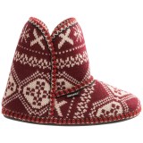 Muk Luks Knit Slipper Short Boots (For Women)