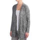 Harmony and Balance Hacci Tulip Back Cardigan Sweater - Open Front (For Women)