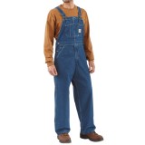 Carhartt Denim Bib Overalls - Unlined, Factory Seconds (For Men)