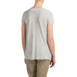 Kenar Heathered Linen Shirt - V-Neck, Short Sleeve (For Women)