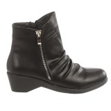 Serene Cokas Ruched Ankle Boots (For Women)