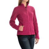 Sweater-Knit Fleece Jacket (For Women)
