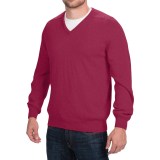 Johnstons of Elgin Scottish Cashmere Sweater - V-Neck (For Men)