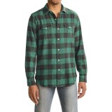 True Grit Vintage Melange Buffalo Check Flannel Shirt - Long Sleeve (For Men)