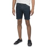 Mott & Grand Washed Stretch Denim Shorts (For Men)
