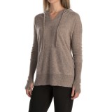 Max Studio Cashmere Hooded Sweater (For Women)