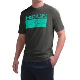 Under Armour HeatGear® Run Track T-Shirt - Cotton Blend, Short Sleeve (For Men)