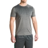 Layer 8 Sued Chest Print T-Shirt - Short Sleeve (For Men)