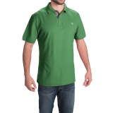 Barbour Tartan Cotton Pique Polo Shirt - Short Sleeve (For Men)